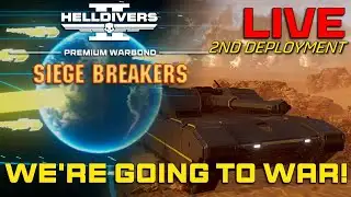 🔴 Helldivers 2 - BASTION TANK + Siege Breakers GAMEPLAY 2nd DEPLOYMENT