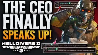 Helldivers 2 CEO Finally Speaks Up! Patch Update & Creator Drama!