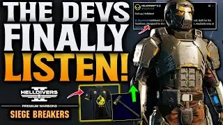 Helldivers 2 Devs Finally Listen! This Could Be Great!