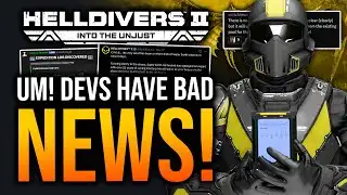Helldivers 2 - Devs Have Bad News! Fans Confused & Storyline!