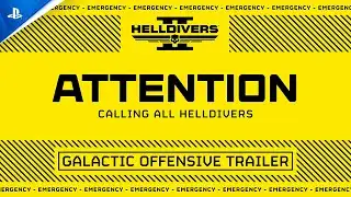 Helldivers 2 - Galactic Offensive Trailer | PS5 & PC Games
