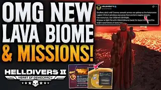 Helldivers 2 New Lava Biomes! New Missions & More!