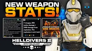 Helldivers 2 - New Secret Stats for Siege Breakers Warbond!