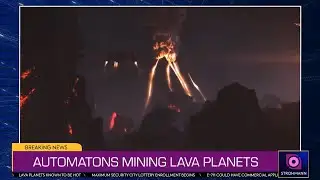 Helldivers 2 TV & News - Automaton Mining Lava Planets