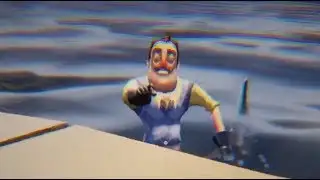 Hello Neighbor - THE NEIGHBOR vs SHARK