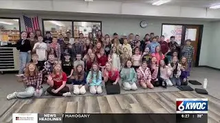 Hello Quad Cities from North East Elementary School in Clinton County