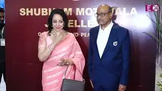 स्टोर लॉन्च इवेंट में पहुंची Hema Malini,पिंक साड़ी में लगी खूबसूरत