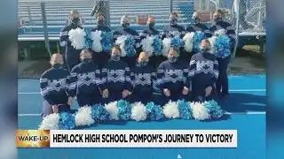 Hemlock High School pompom’s journey to victory