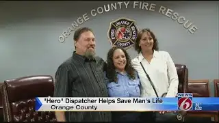 Hero dispatcher helps save man