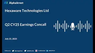 Hexaware Technologies Ltd Q2 CY2025-26 Earnings Conference Call