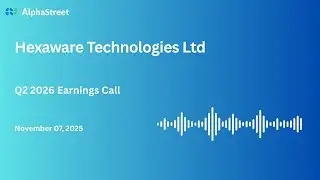 Hexaware Technologies Ltd Q2 FY2025-26 Earnings Conference Call