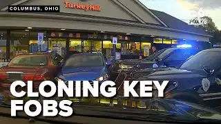 High-tech car theft: key fob cloning