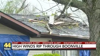 High winds rip through Boonville