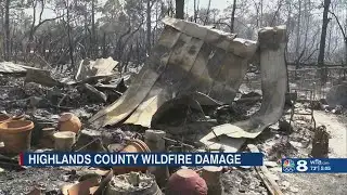 Highlands Co. brush fire destroys storage shed, workshop