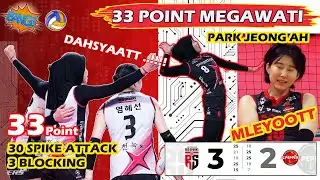 HIGHLIGHT 33 POINT MEGAWATI VS PEPPERS - SPIKE MEGA MAKES PEPPERS STADIUM SHAKE #megawati