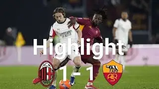 Highlight AC Milan Vs As Roma #news #football #seriea 