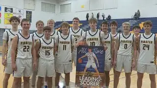 Highlights: Grady Eklund sets SCHOOL RECORD for career points in lopsided rivalry win