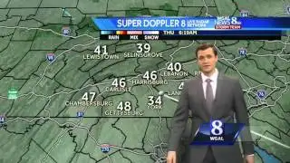 Highs in the 70s today, scattered showers tonight