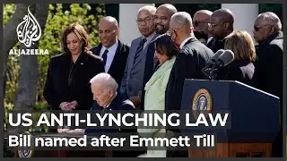 ‘Historic injustice’: Biden makes lynching a US hate crime