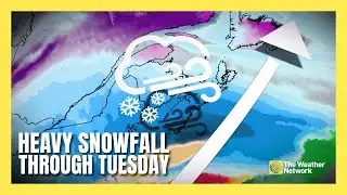 Historic Winter Storm Moves Into Atlantic Canada Bringing Heavy Snowfall | #forecast