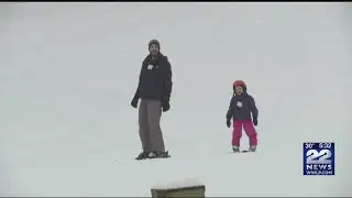 Hitting the slopes on President