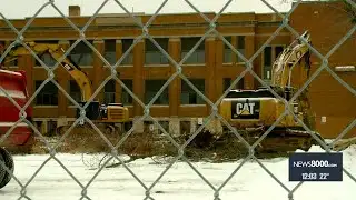 Hogan admin building demolition begins