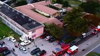 Hollywood apartment building catches fire early Wednesday morning