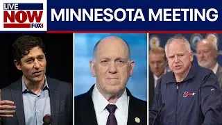 Homan meets with Walz, Frey on Minnesota: 