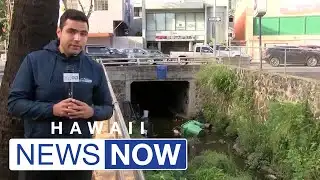 Homeless camps inside Hawaii drainage canals raise safety concerns