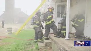 Homeowner donates old house for local firefighter training