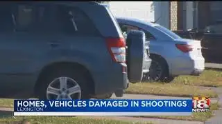 Homes and Vehicles Damaged in Shootings