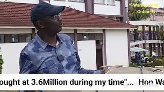 Hon Wangamati press release...