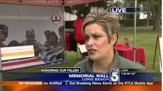 Honoring Our Fallen Memorial Wall_CH5 Coverage_7:35am