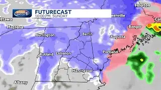 Hour-by-hour look at snow, wintry mix pulling away