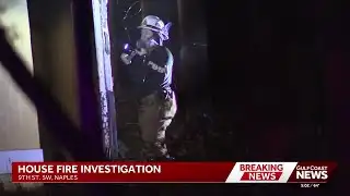 House fire erupts in Golden Gate Estates