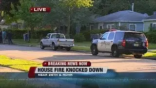 House fire knocked down