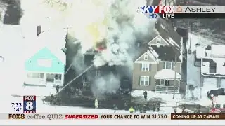 House fire on Cleveland