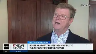 House narrowly passes spending bill to reopen the government