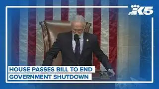 House passes bill to end government shutdown