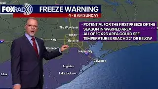 Houston weather: Freezing temps Jan. 17, 18