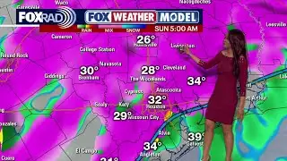 Houston winter storm forecast: Jan. 23 evening update