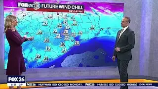 Houston winter storm forecast: Sunday morning update