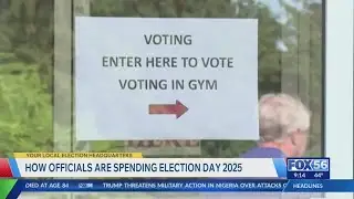 How are officials spending Election Day, despite no Kentucky elections?