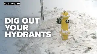 How digging out your hydrant can help firefighters this winter