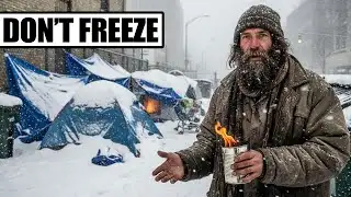 How Homeless People Survive Blizzards In Tents