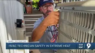 How HVAC technicians stay safe in extreme heat
