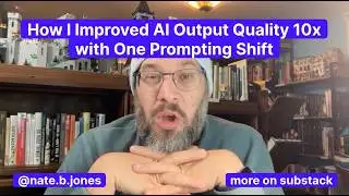 How I Improved AI Output Quality 10X With One Prompting Shift