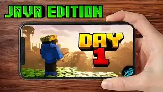 How i Survived DAY 1 in Minecraft JAVA...