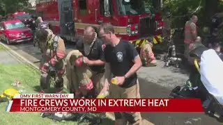 How Montgomery County firefighters handle high heat