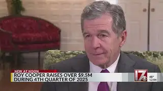 How much did Roy Cooper and Michael Whatley raise in 2025?
